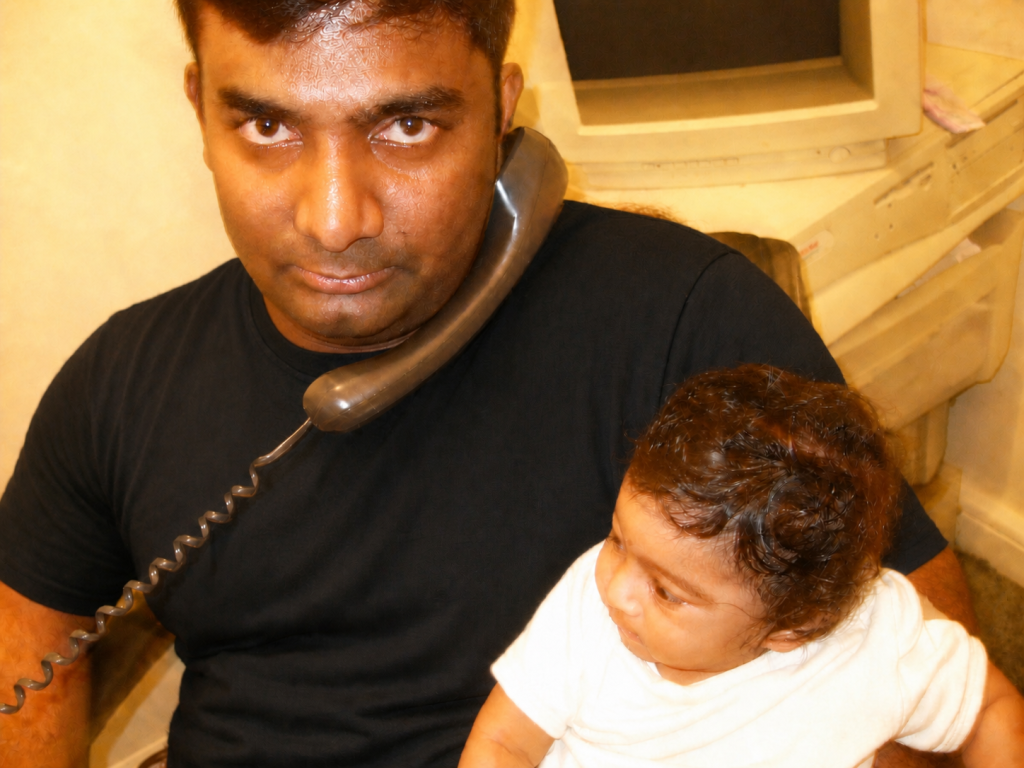 By the age of four, my daughter knew one of my senior team members in India by name.